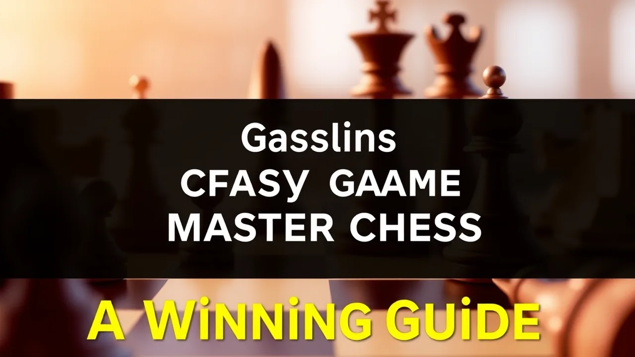 Mastering Crazy Games Master Chess: A Winning Guide image