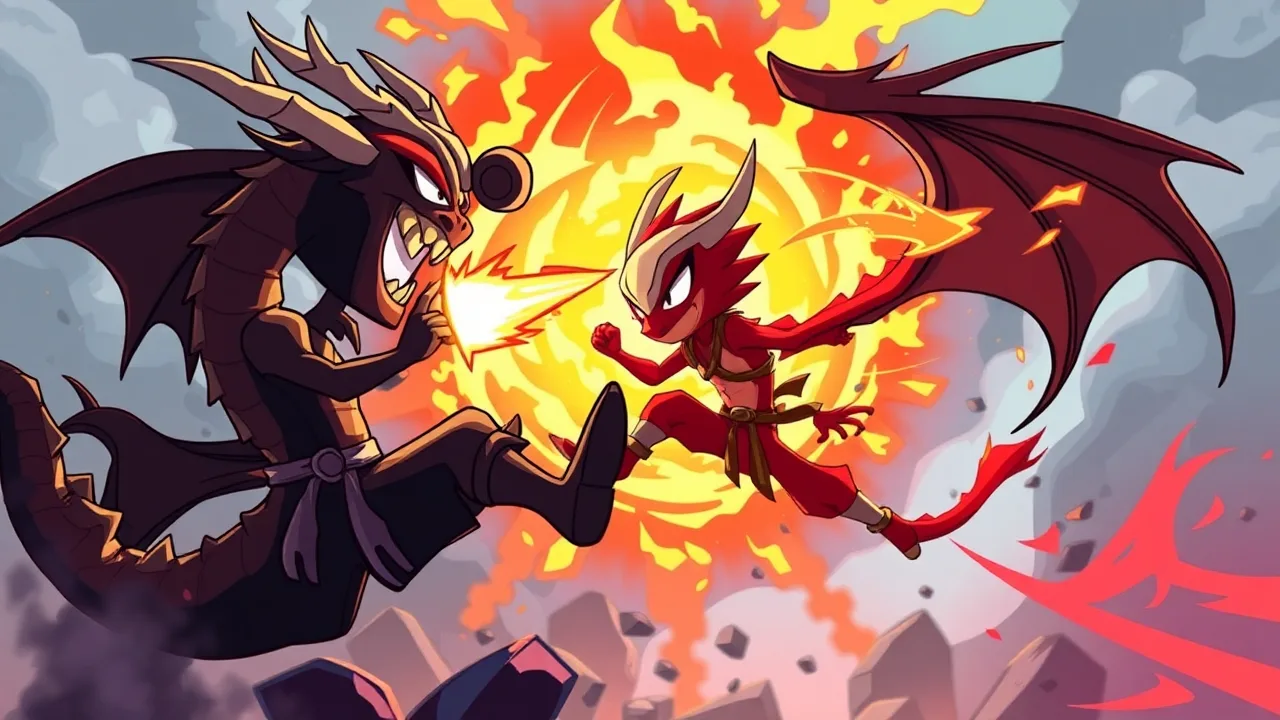 Unleash Epic Battles in Stickman Dragon Fight - Super Online image