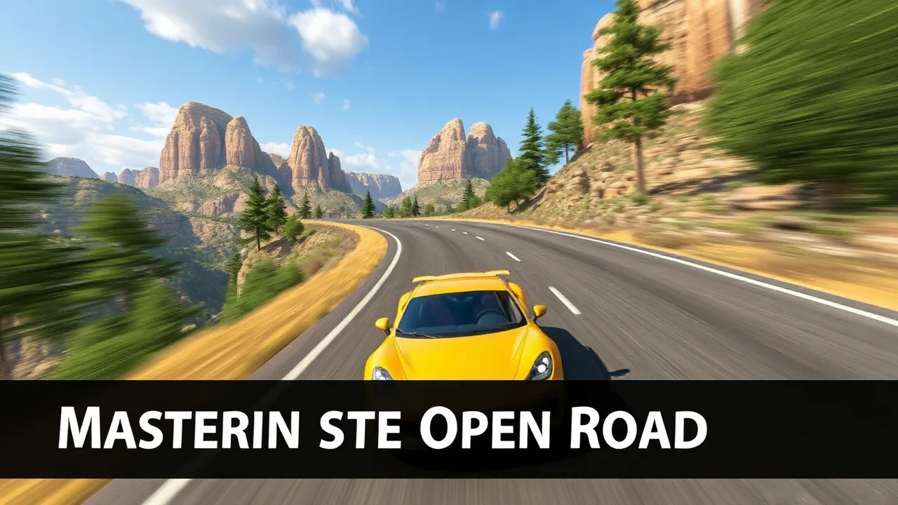 Mastering the Open Road in 3d car driving simulator image