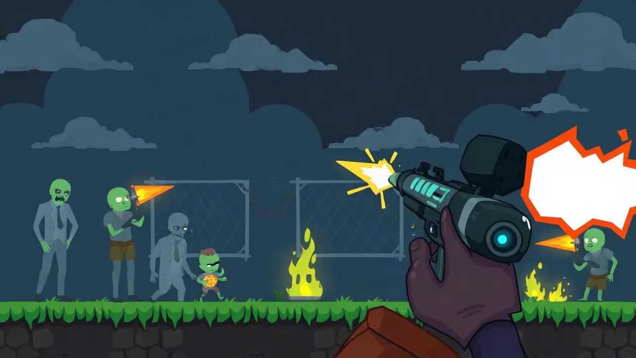 The Ultimate Guide to Surviving the 2d zombie shooter game image