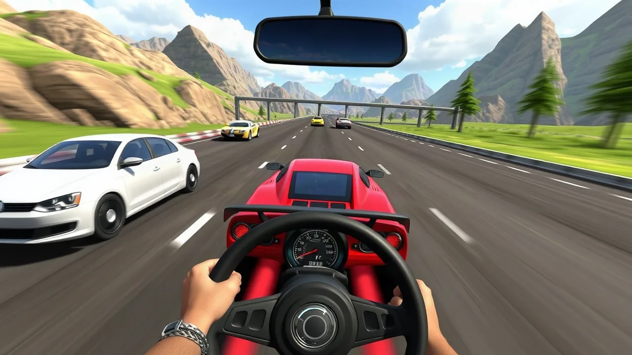 Mastering the Open Road in Car Driving 3D image