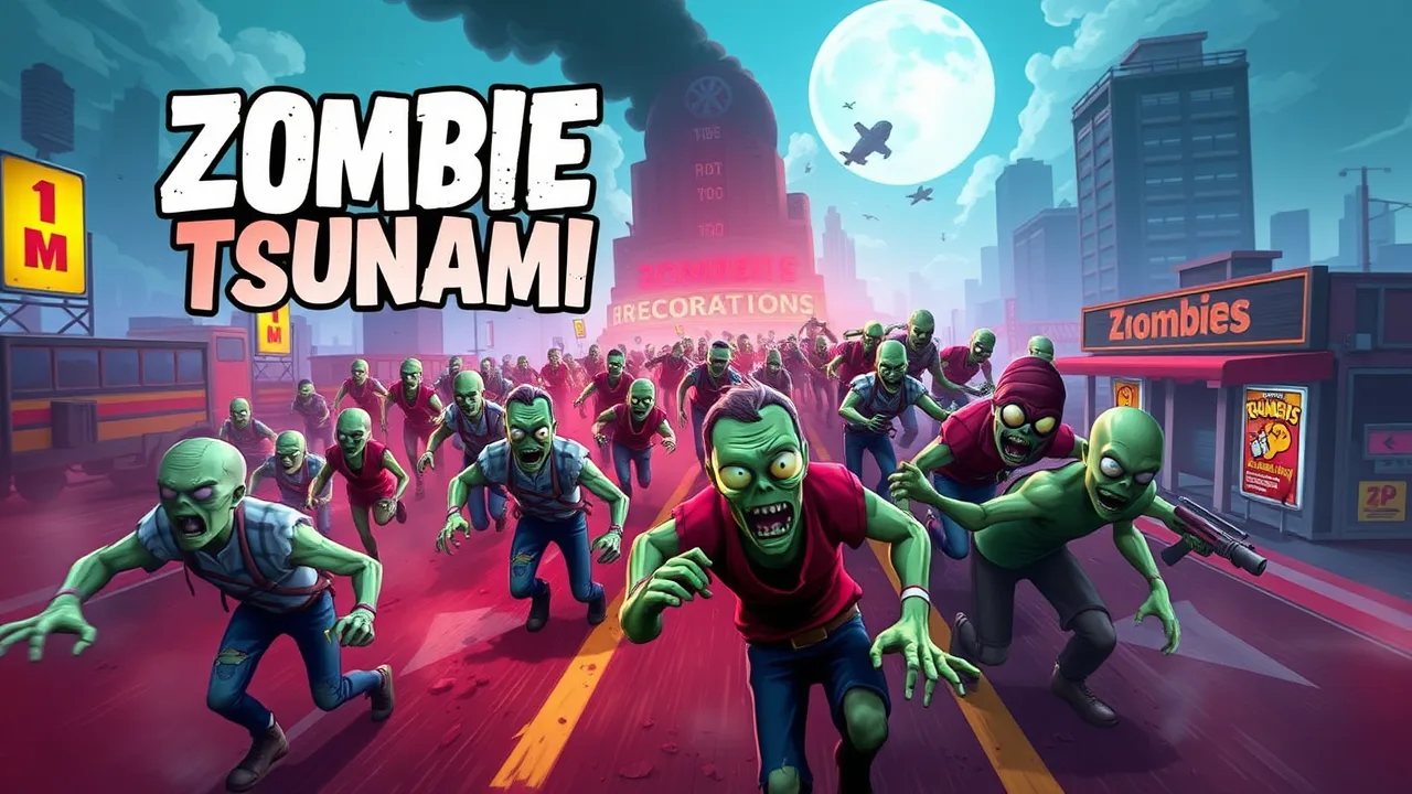 Zombie Tsunami Browser: The Ultimate Zombie Survival Challenge image