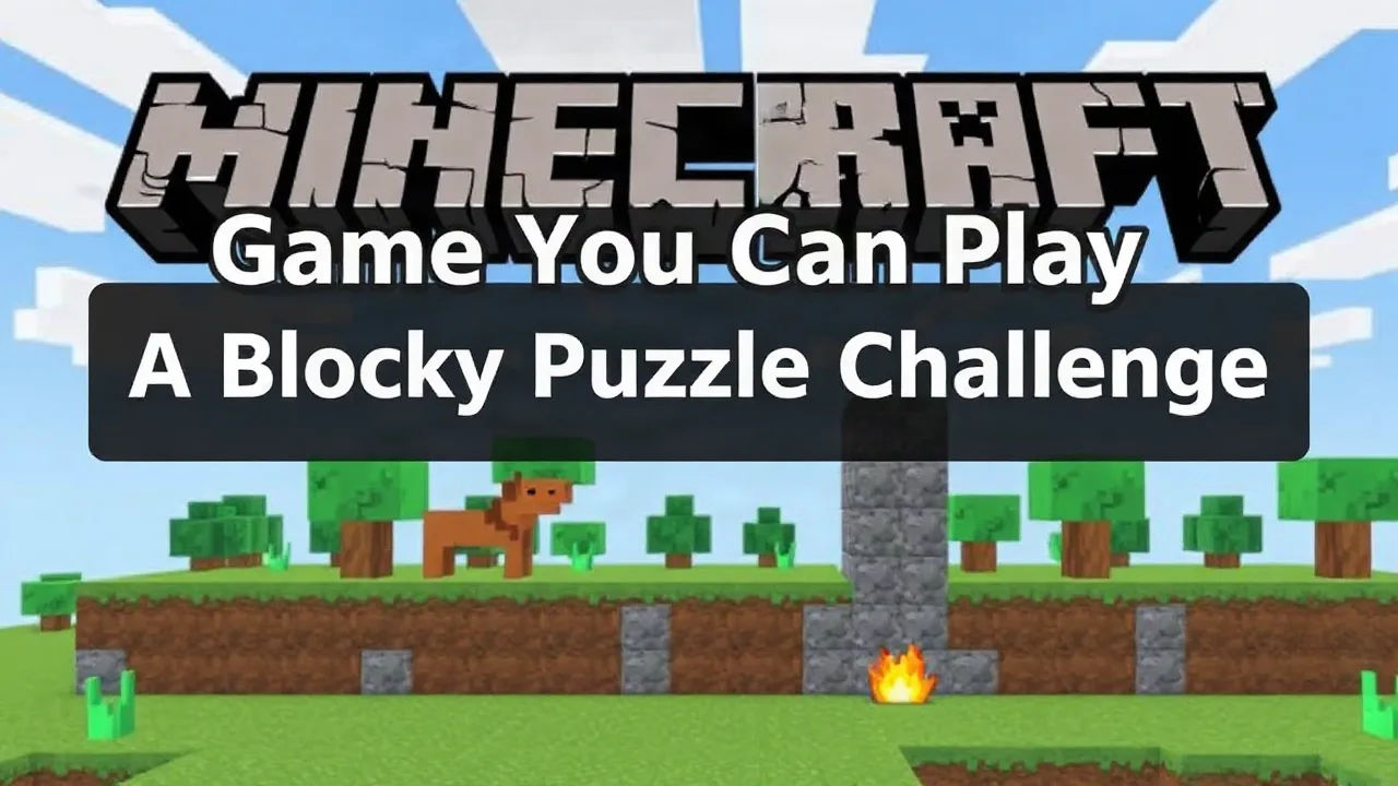 Minecraft Game You Can Play: A Blocky Puzzle Challenge image