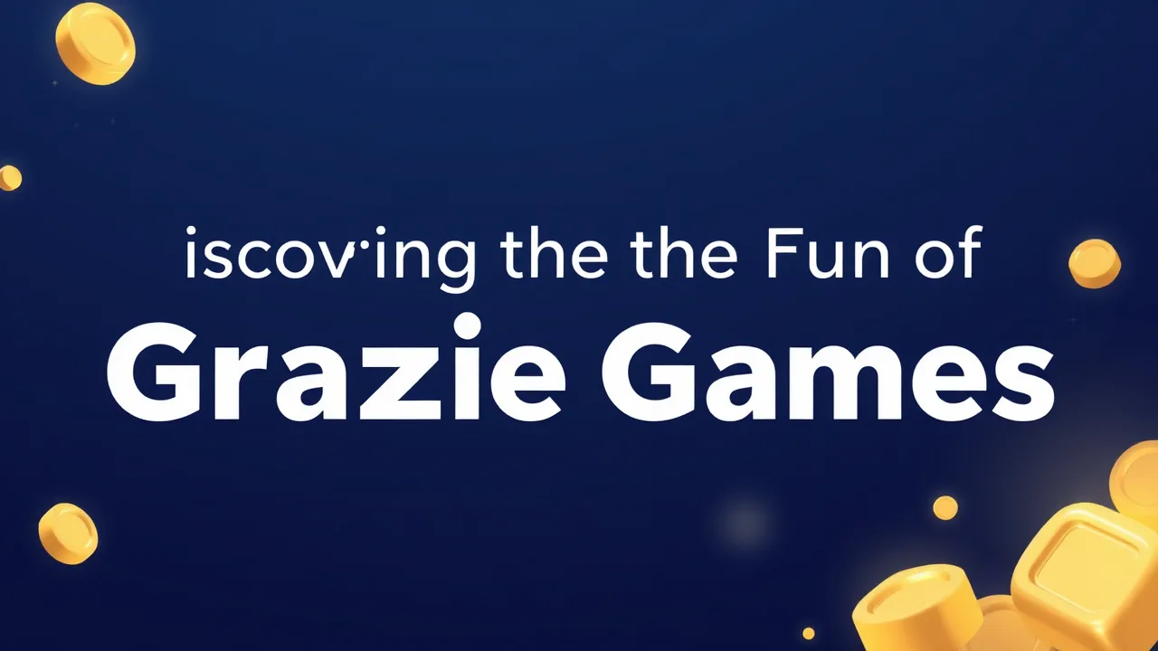 Discovering the Fun of Grazie Games image