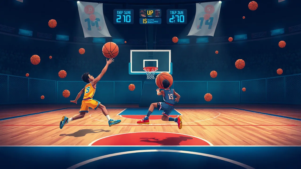 Crazy Basketball Action Awaits in Basketball Stars Crazy Games image