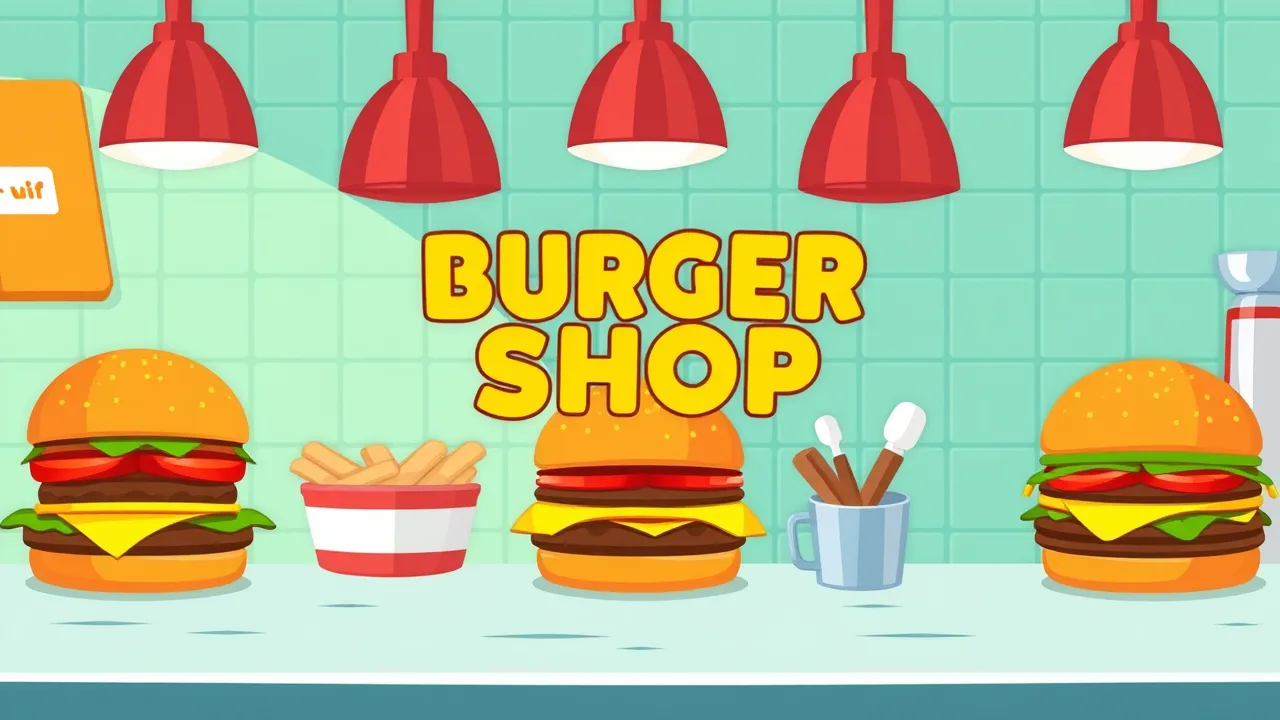 burger shop online game Fun and Fast Food Challenges image