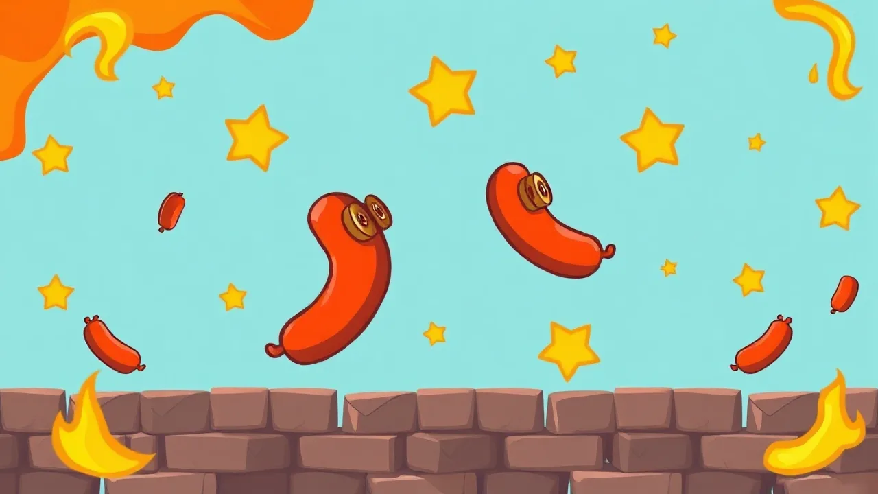 Sizzling Fun with sausage flip games image