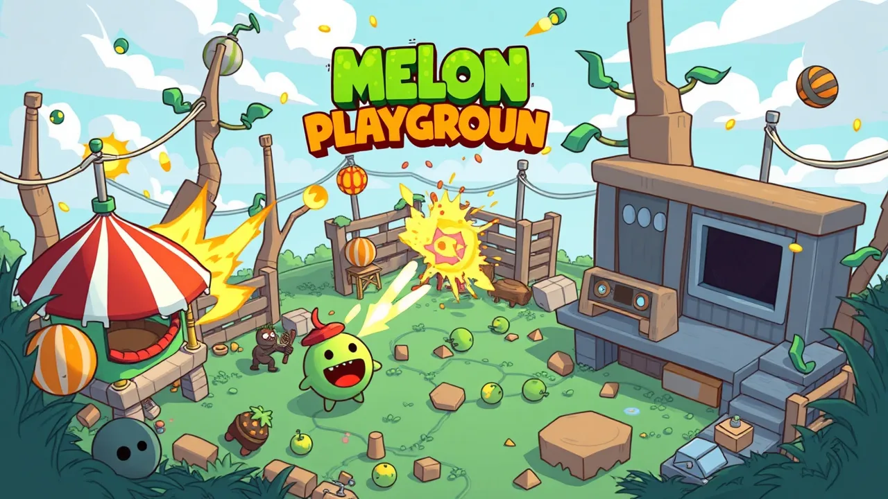 Unblocked Fun in Melon Playground Not Blocked image