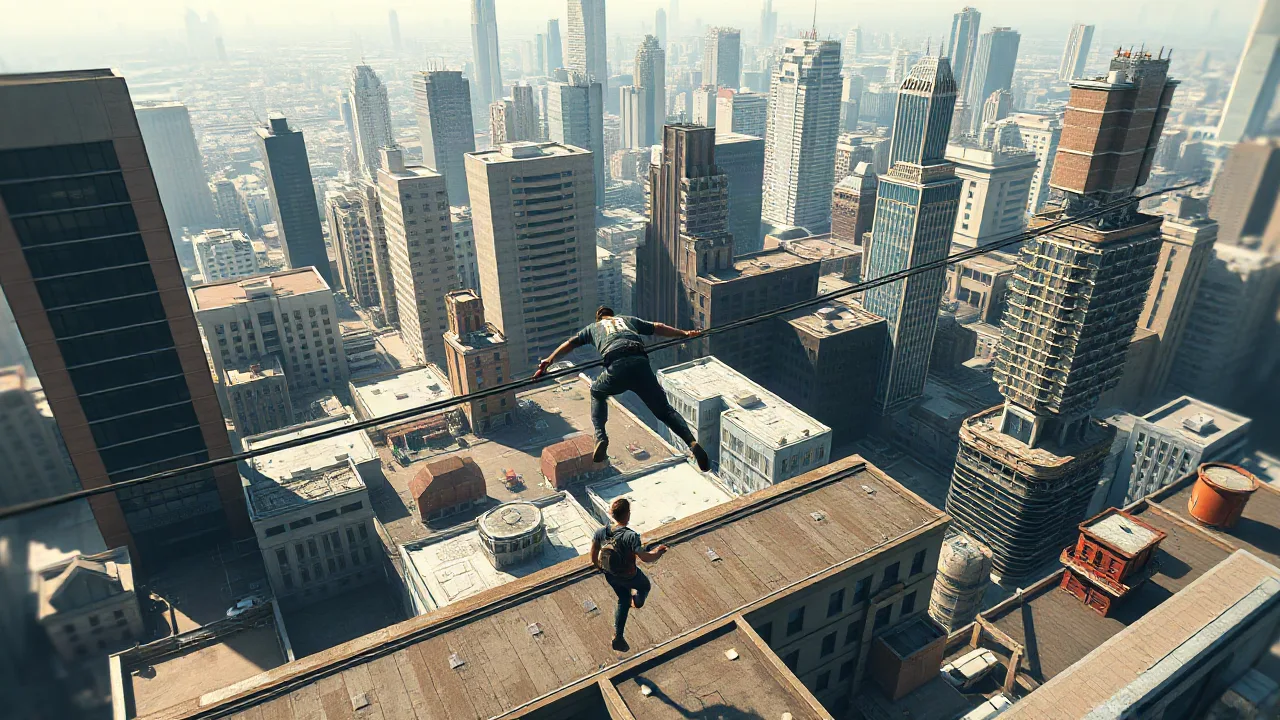 Master the Art of Rooftop Parkour in This Thrilling Run Game image