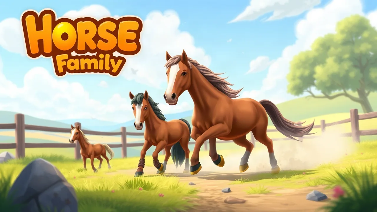 Discover the Fun and Charm of the horse family game image