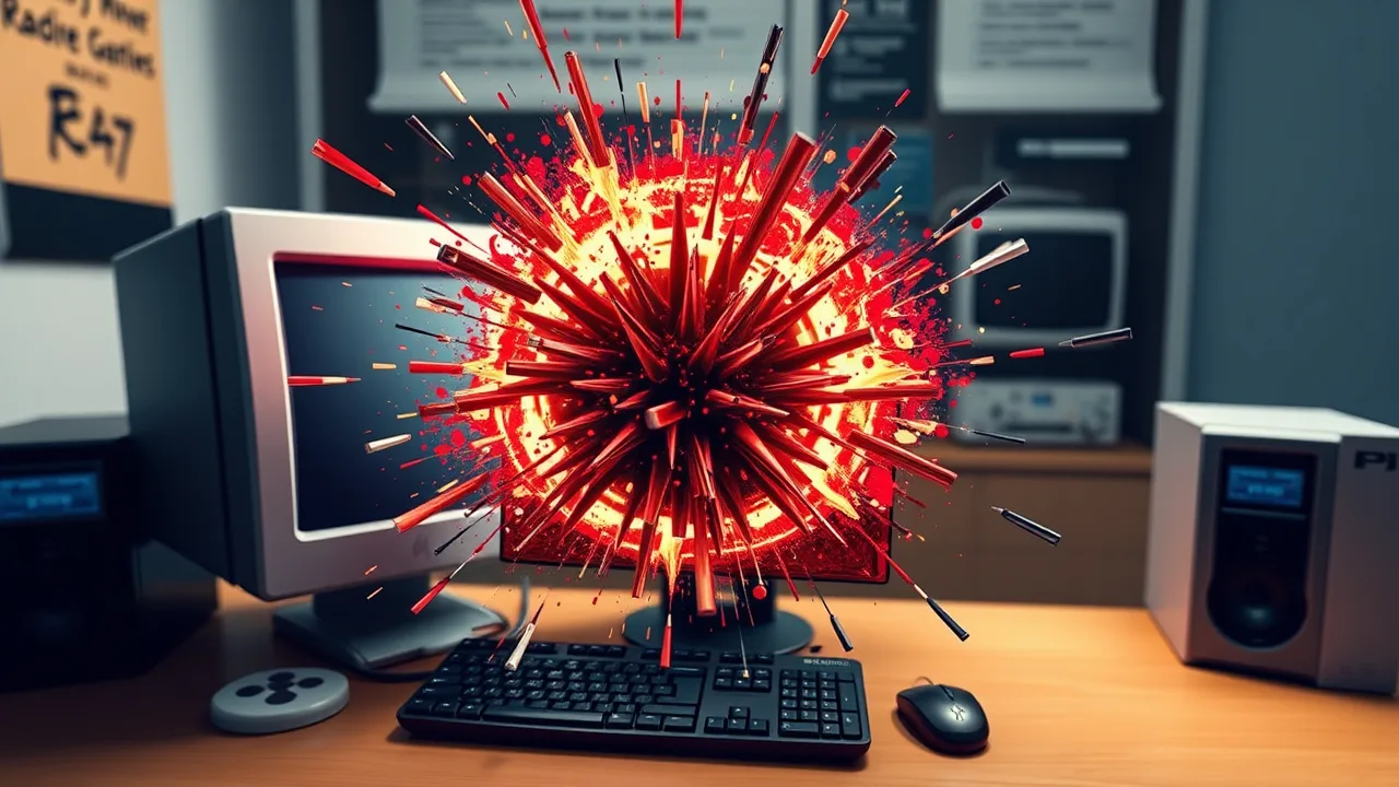 Unleash Your Frustration in the Viral Whack Your Computer Challenge image