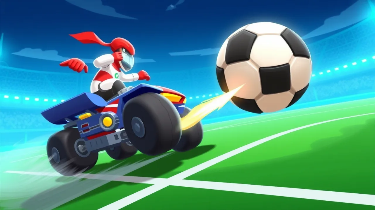 Unleash Rocket Soccer 2d and Score Epic Goals image