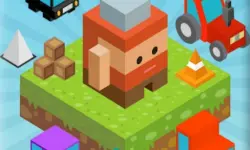 Blocky Fun Roads image