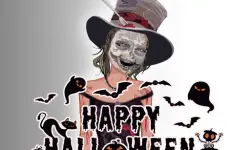 Halloween Girl Dressup image