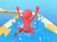 Waterpark Slide Race image