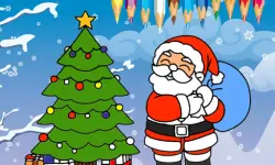 Coloring Christmas Tree image