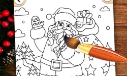 Christmas Coloring Game image