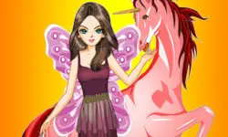 Fairy and Unicorn image