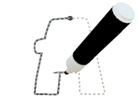 Letter Layout Coloring image