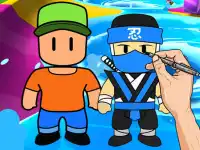 Stumble Guys Coloring Book image