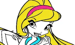 Winx Coloring Page Game image