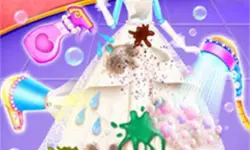 Princess Wedding Cleaning Game image