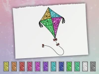 Glitter Toys Coloring Book image