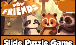 Paw Friends - Slide Puzzle Game image