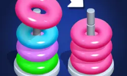 Hoop Stack - Color Sort Puzzle image
