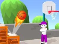 The ball bounces image