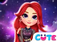 image bg Rainbow Girls Space Core Aesthetic