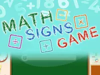 image bg Math Signs Game