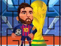 Messi in a maze image
