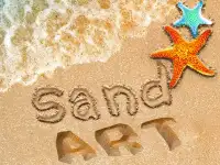 Sand Drawing Game : painting image