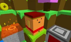 Blocky Rush Downhill image