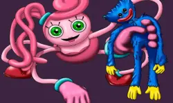 Mommy Stikman Vs Huggy Wuggy image
