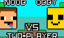 Noob vs Obby Two Player image