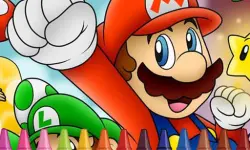 Mario Coloring image