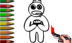 Rainbow Friends Coloring Book image