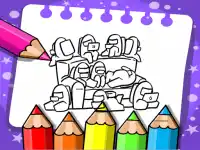 Coloring Book for Among Us image