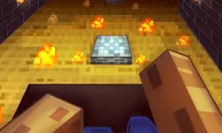 Parkour in the cave 3D image