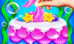 Mermaid Cake Cooking Design - Fun in Kitchen image