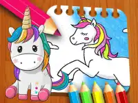 Unicorn Coloring Book image
