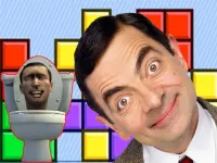 image bg Mr Bean  amp;amp; Skibidi Tetris