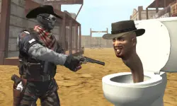 Cowboy vs Skibidi Toilets image