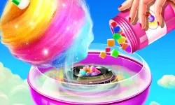Cotton candy cooking image