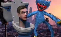 Huggy Wuggy Fight Skibidi Toilet image