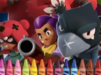 image bg Brawl Stars Coloring book