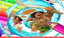 Coloring Book for Moana image