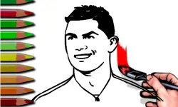 Ronaldo Coloring Book image